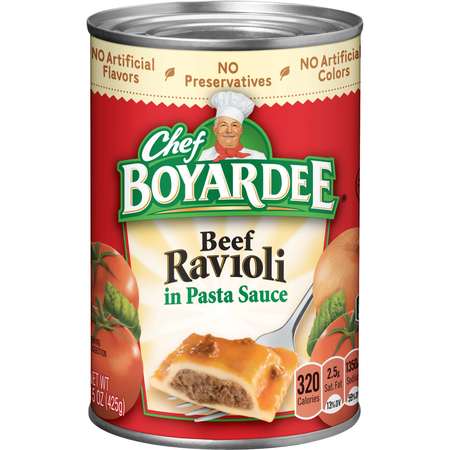 CHEF BOYARDEE Chef Boyardee Beef Ravioli 15 oz., PK24 6414404315